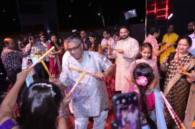 Attended the vibrant Dandiya Night with my family, beautifully organized by Pallavi Tushar Events in association with LPS Bossard